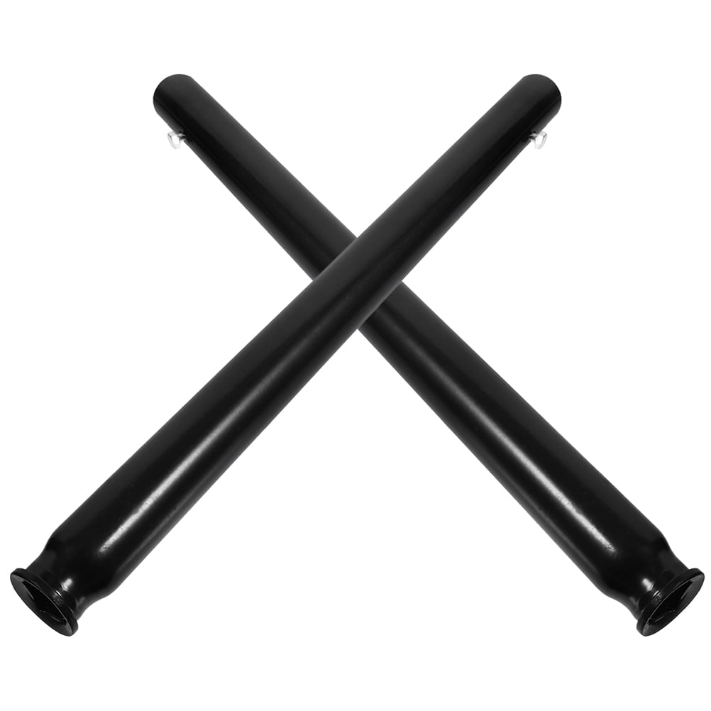 Worgeous Hydraulic Jack Handle Replacement for Car Repair with Steel and Rubber Material Black 2 pcs