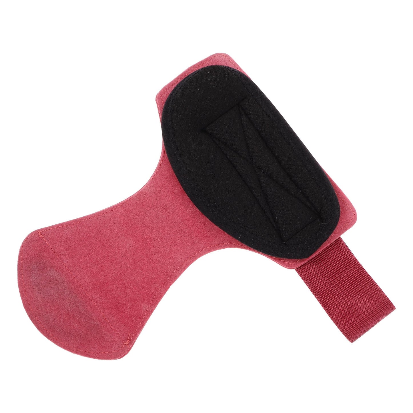 SWETRACE Gym Equipment Wrist Wraps Grip Enhancement Rosy 1Set PU 8.7x8.6x0.4in