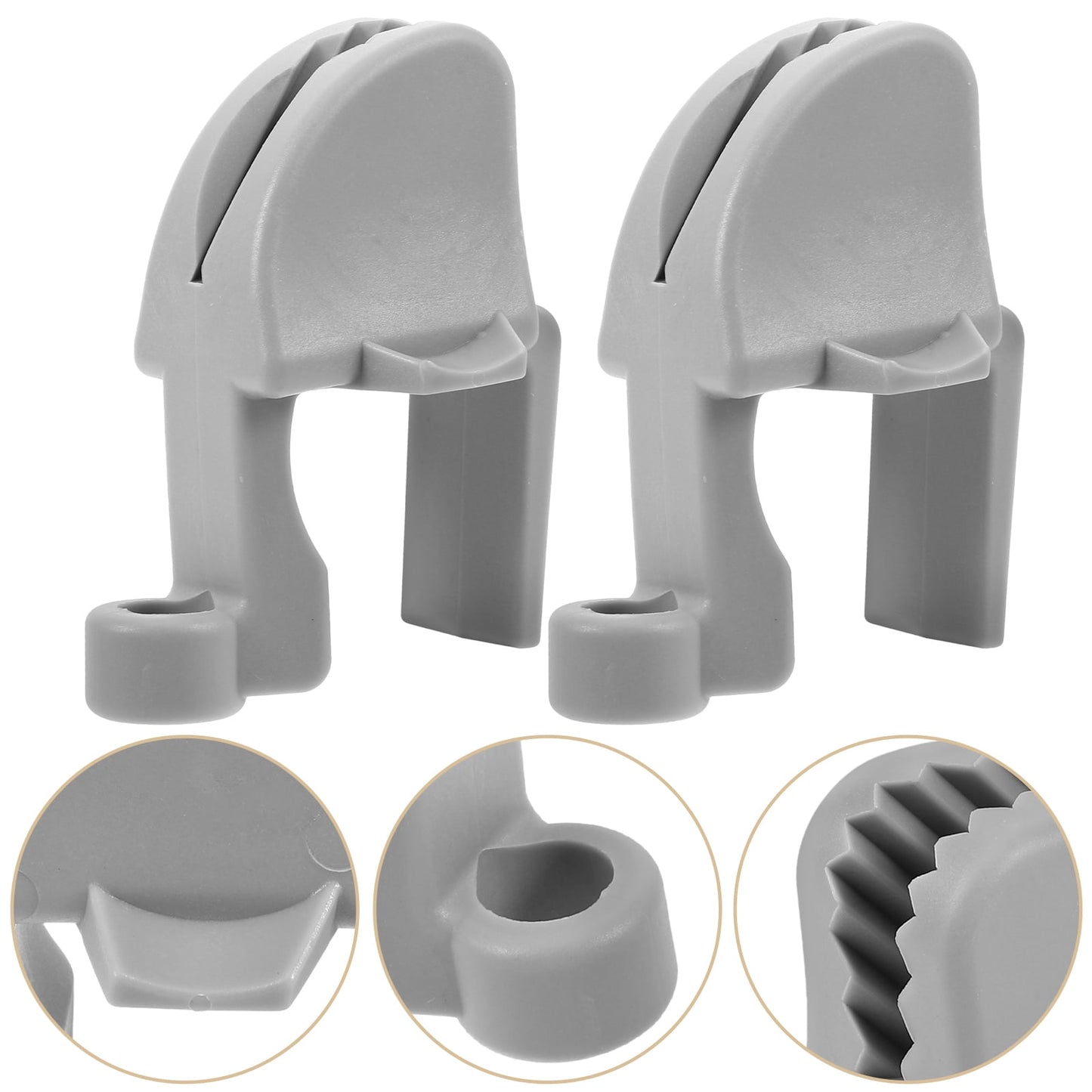 SWETRACE Easy Install Bumper Clips Boat Bumper Hook Nylon T Rail Boat Accessories 2Pcs