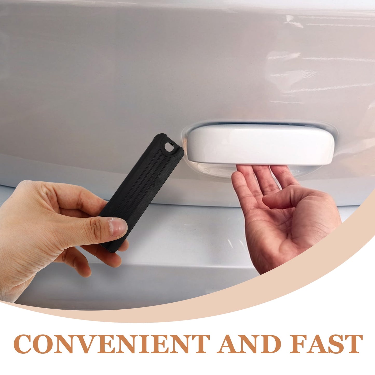 SWETRACE Iron Rubber Trunk Door Handle Switch 1 Set