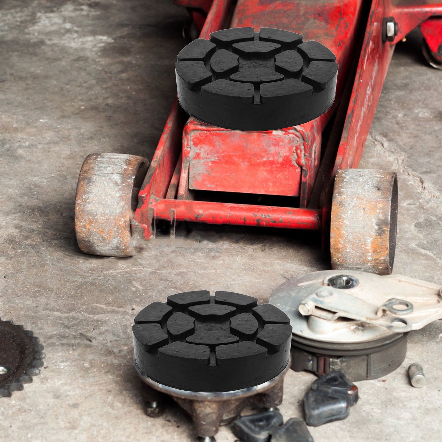 SWETRACE Jack Rubber Pad Enhanced Stability 4Pcs