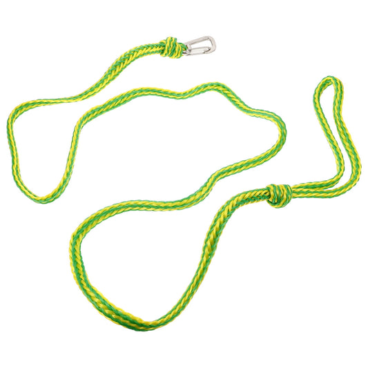 Worgeous Boat Ropes for Docking with Mooring Hooks on Both Ends Green