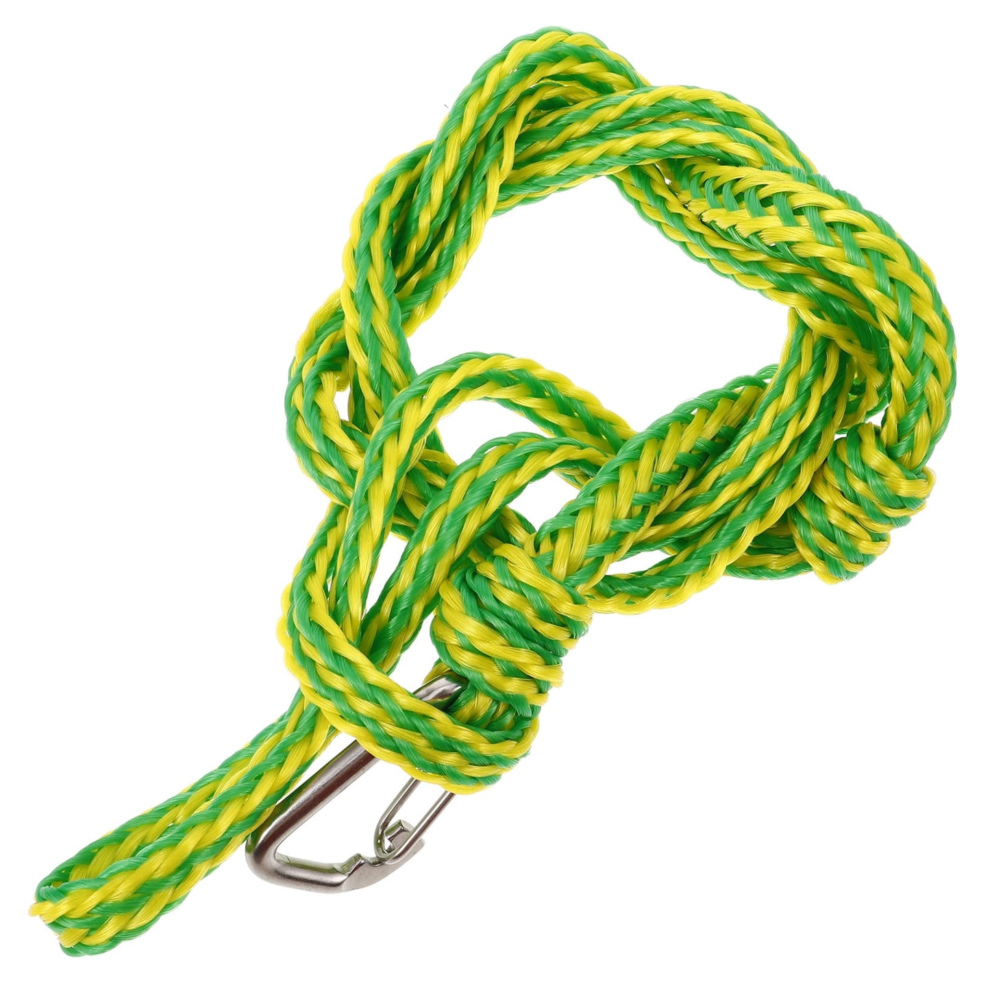 Worgeous Boat Ropes for Docking with Mooring Hooks on Both Ends Green