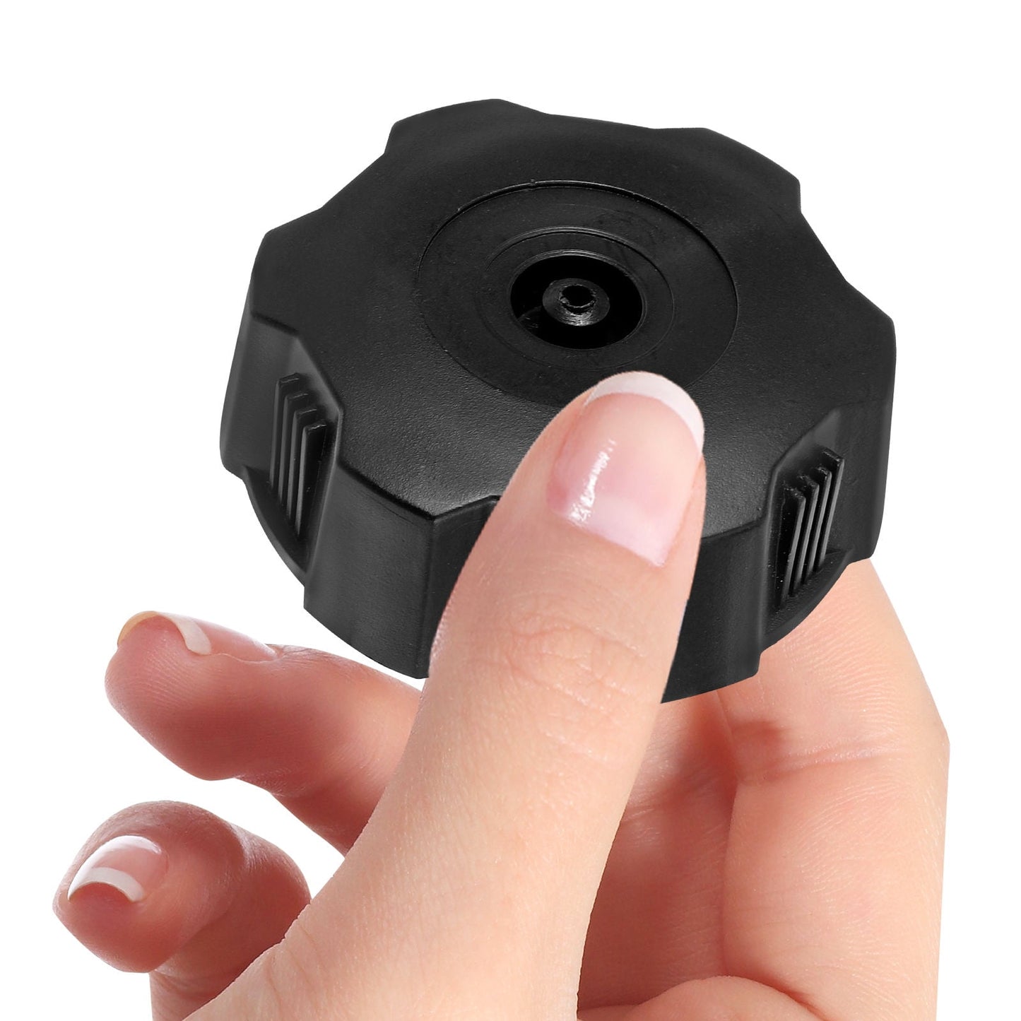 SWETRACE Universal Motorcycle Gas Tank Cap Black 1Pack 2.4X2.4X0.75In