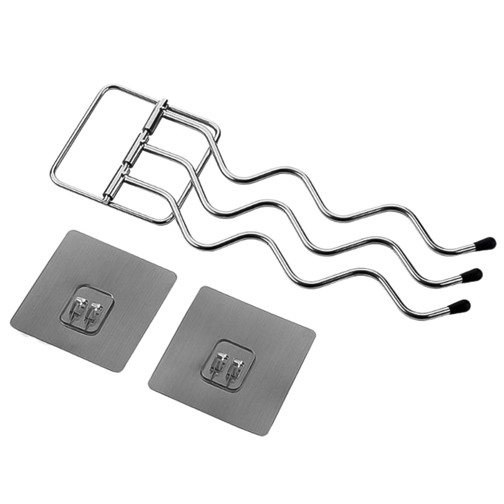 SWETRACE Small Towel Holder Iron Towel Rack Silver 1Pack Bathroom Accessories