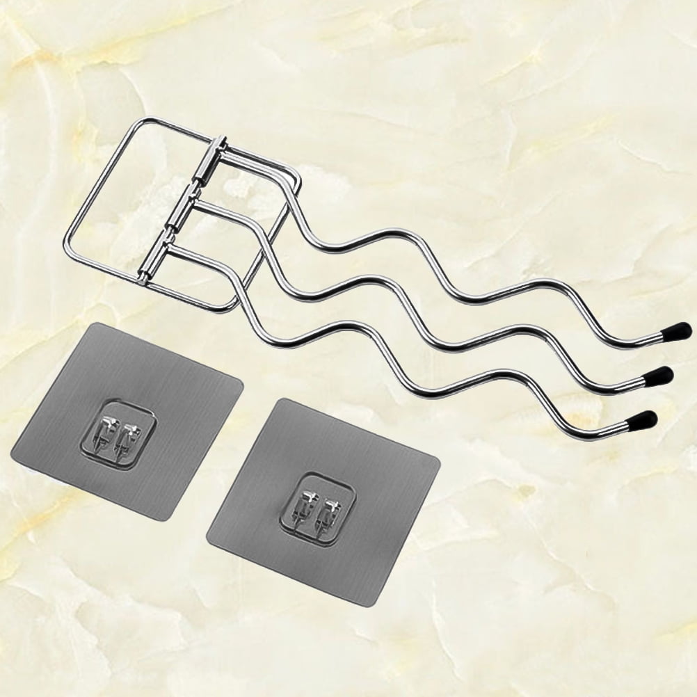 SWETRACE Small Towel Holder Iron Towel Rack Silver 1Pack Bathroom Accessories
