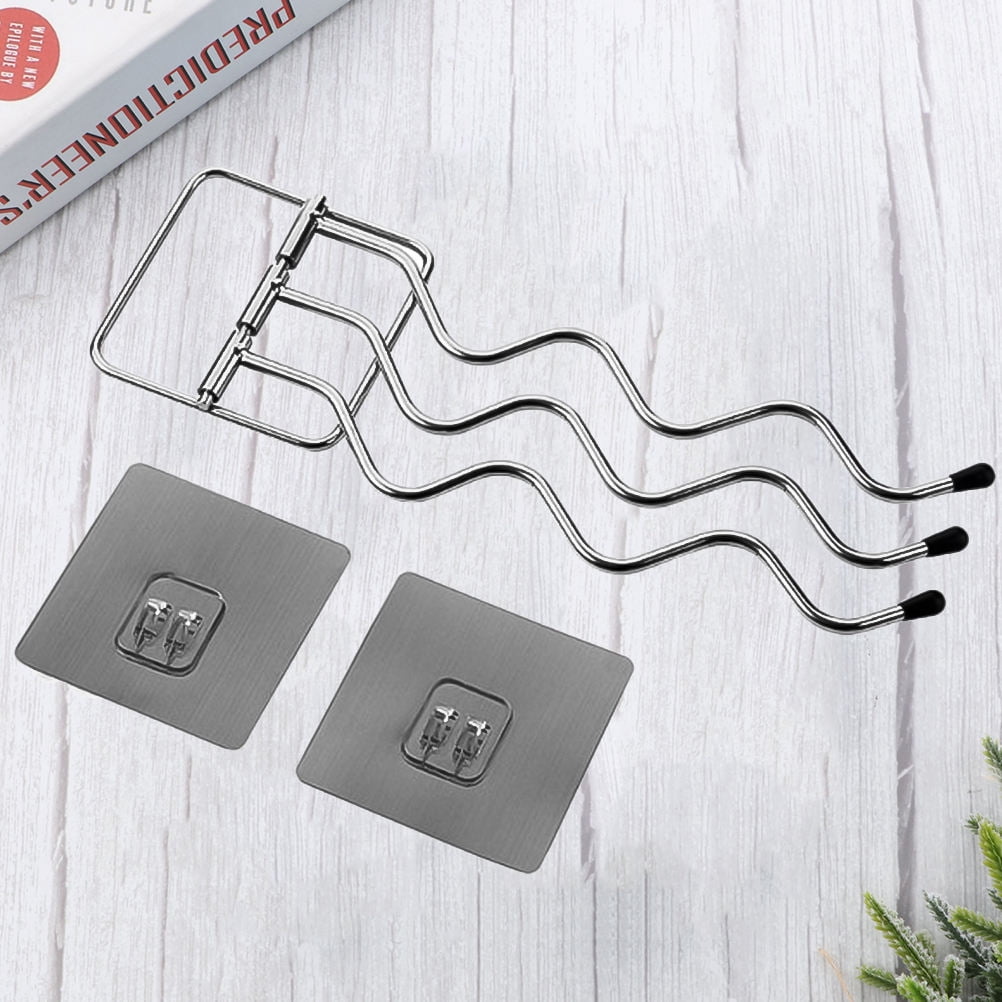 SWETRACE Small Towel Holder Iron Towel Rack Silver 1Pack Bathroom Accessories