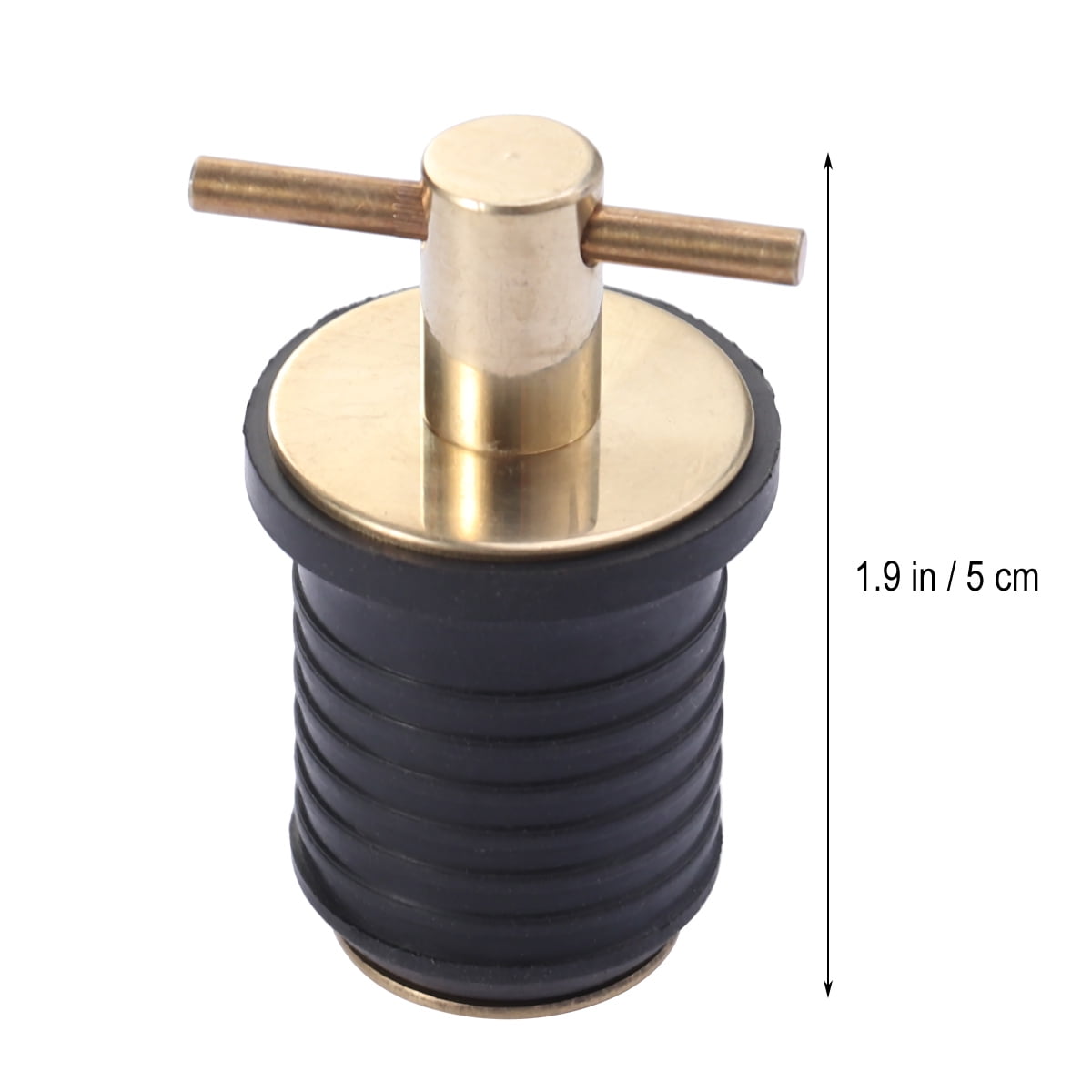 SWETRACE Scupper Plugs For Kayak 1Pcs Round Rubber Boat Drain Bung Black 5x3.5x3cm Sealing
