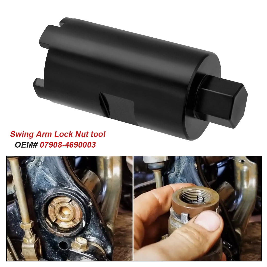 Swing Arm Bolt Lock Nut Install Tool for Honda Recon Rubicon FourTrax Rancher Foreman 500 420 400 350 300