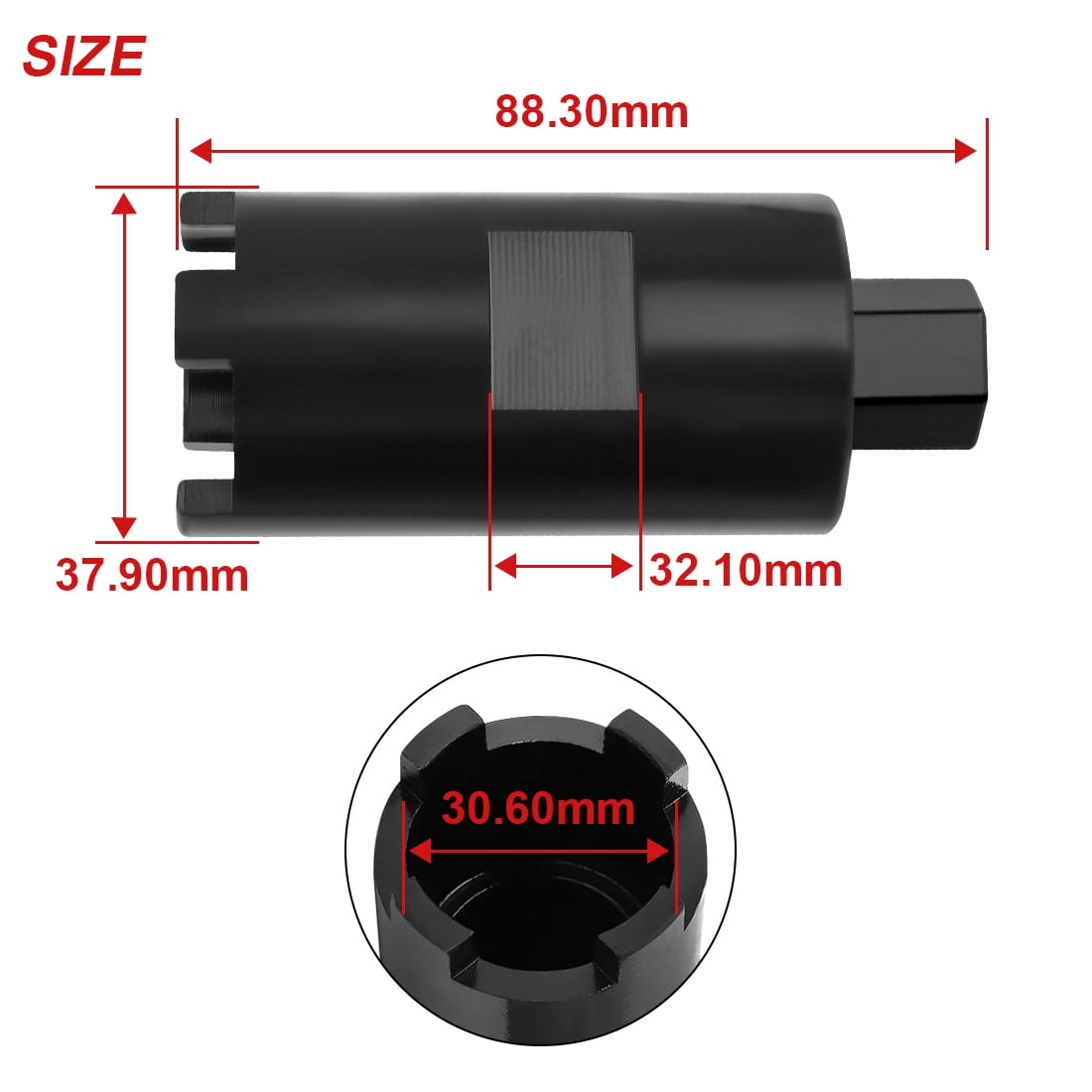 Swing Arm Bolt Lock Nut Install Tool for Honda Recon Rubicon FourTrax Rancher Foreman 500 420 400 350 300