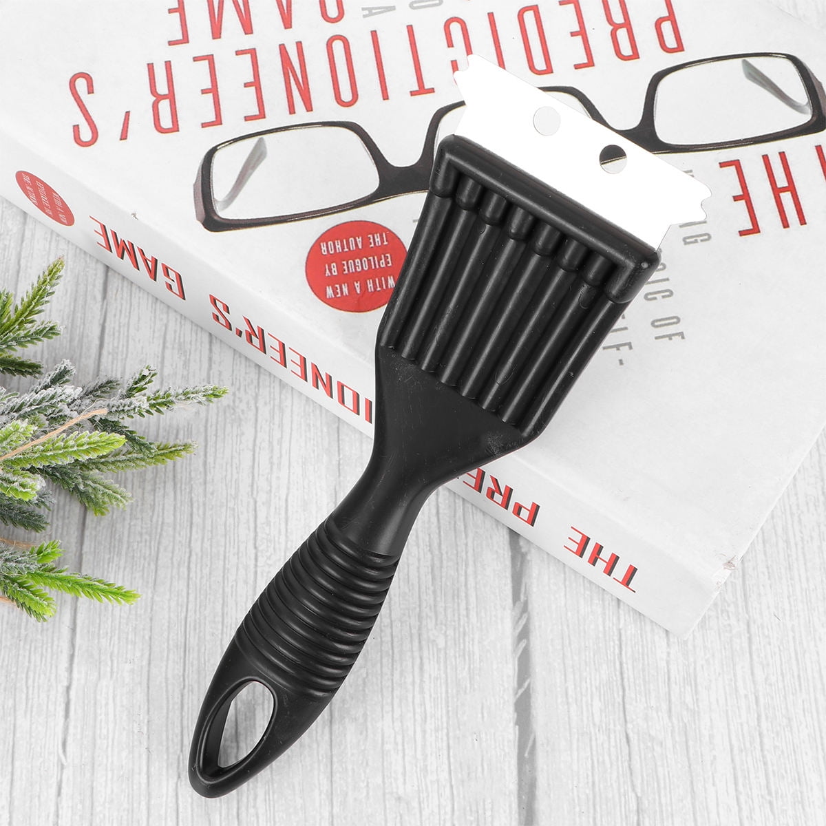 SWETRACE Barbecue Brushes PP 2Pcs 8.1x2.6x1.6in Grill Maintenance Barbecue