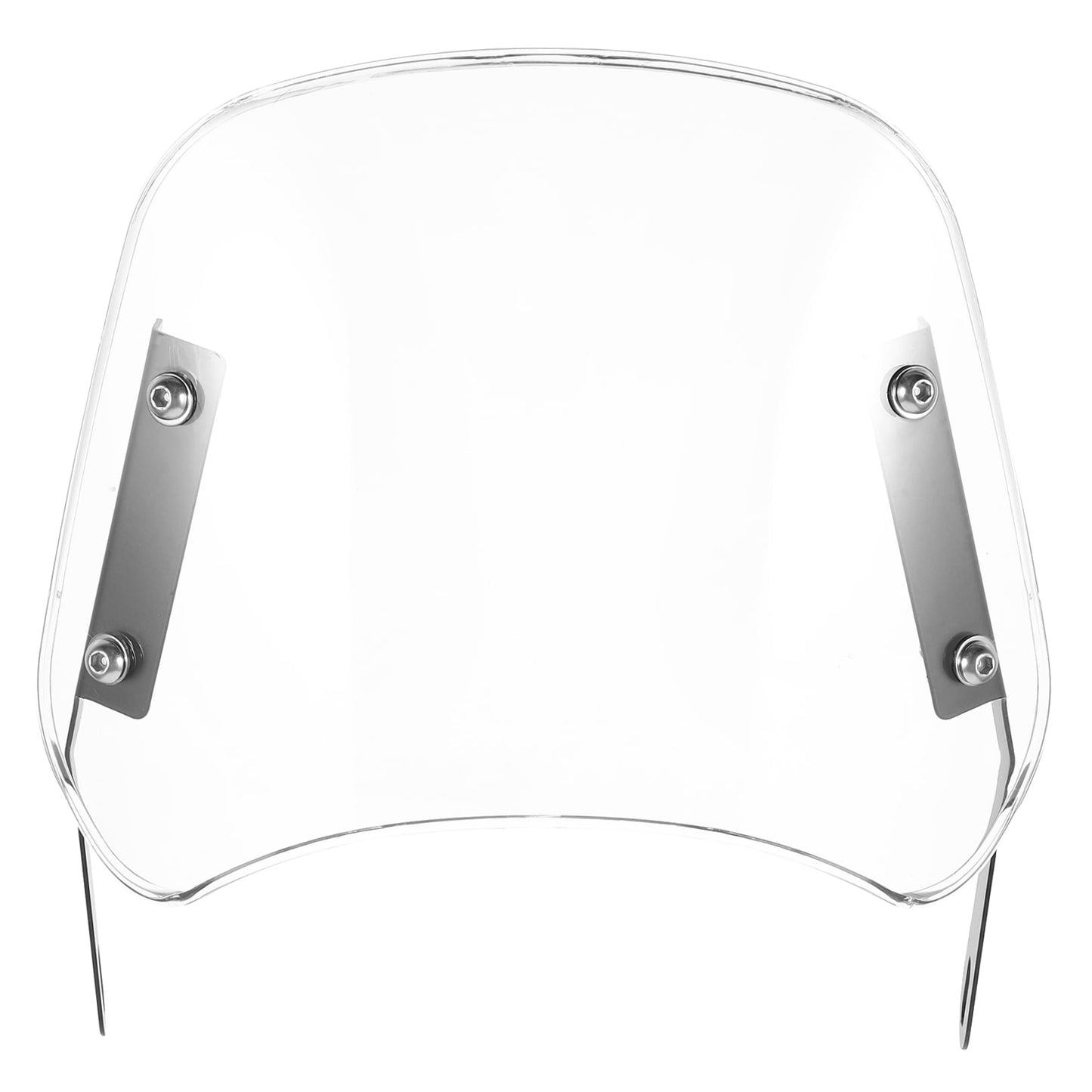 SWETRACE 1Pcs Scooter Windshield Universal Transparent Rectangular Abs For Outdoor Riding 10.2*8.9*0.4In