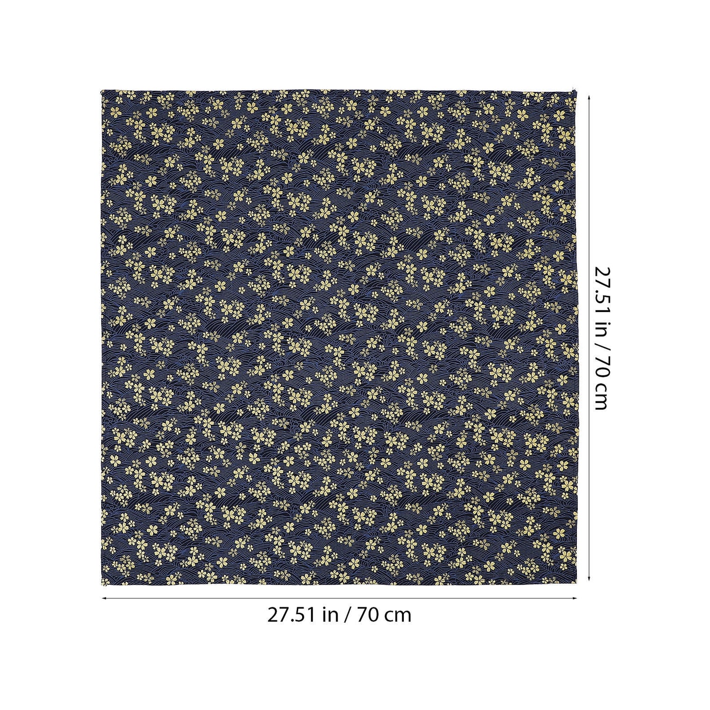 SWETRACE Square Japanese Style Wrapping Cloth Blue 1Pack 27.6x27.6in