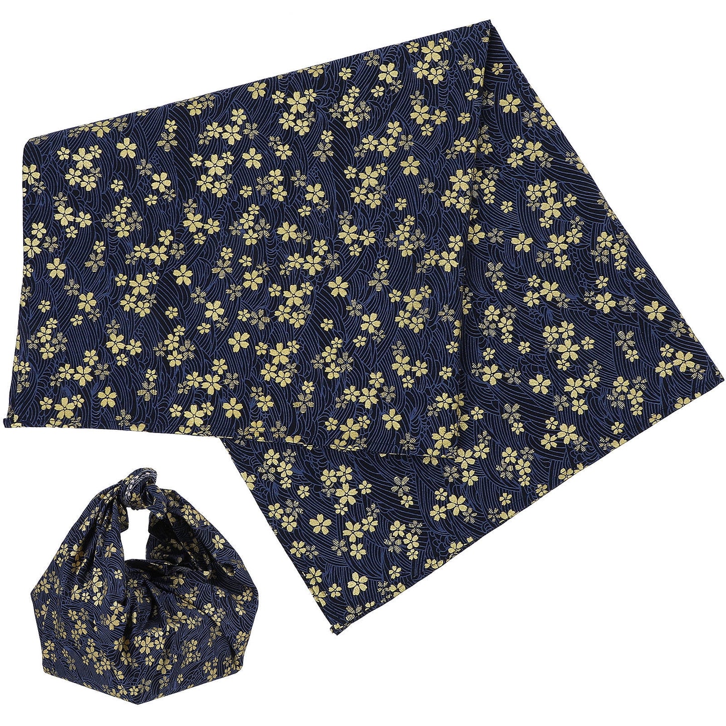 SWETRACE Square Japanese Style Wrapping Cloth Blue 1Pack 27.6x27.6in