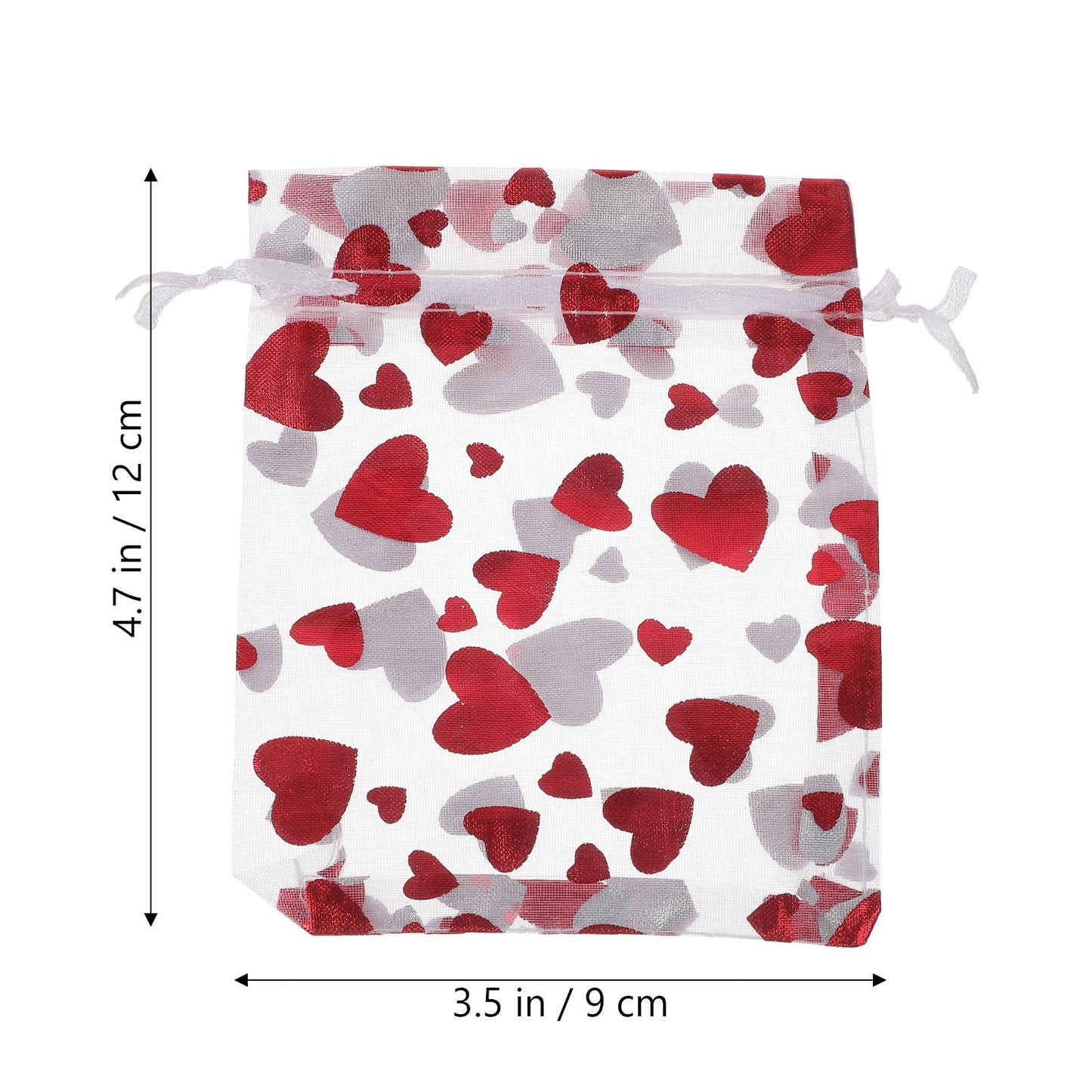 SWETRACE 25Pcs Small Goodie Bags for Valentine's Day and Wedding Treats