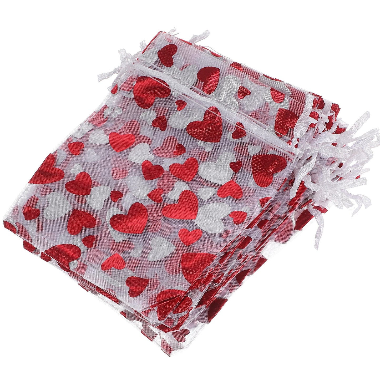 SWETRACE 25Pcs Small Goodie Bags for Valentine's Day and Wedding Treats