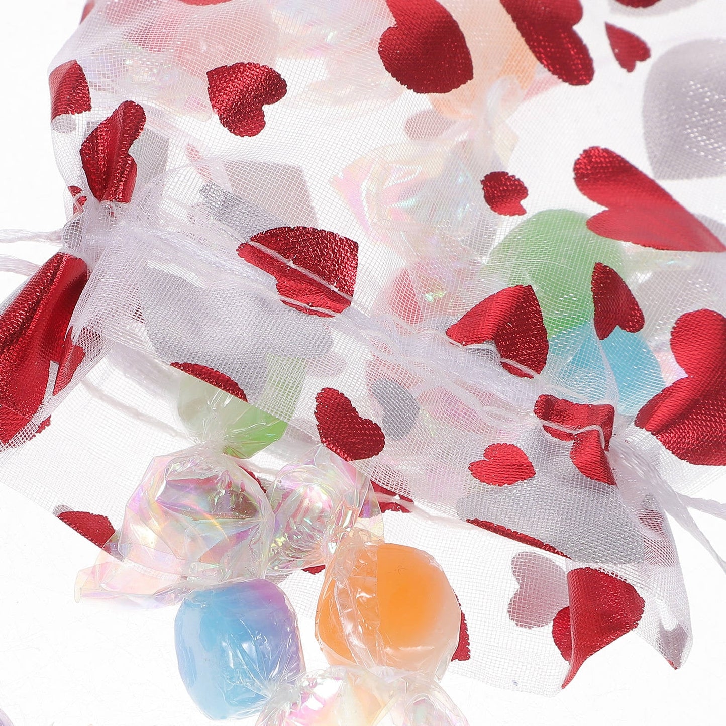 SWETRACE 25Pcs Small Goodie Bags for Valentine's Day and Wedding Treats