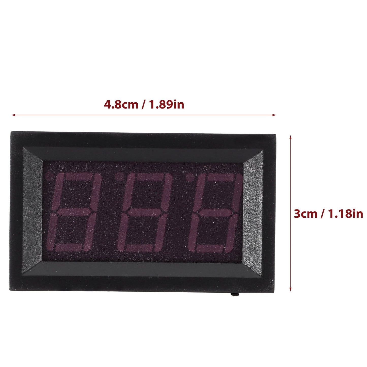 SWETRACE 1Set Power Monitoring System Voltmeter Head with LED Display for Voltage Meter