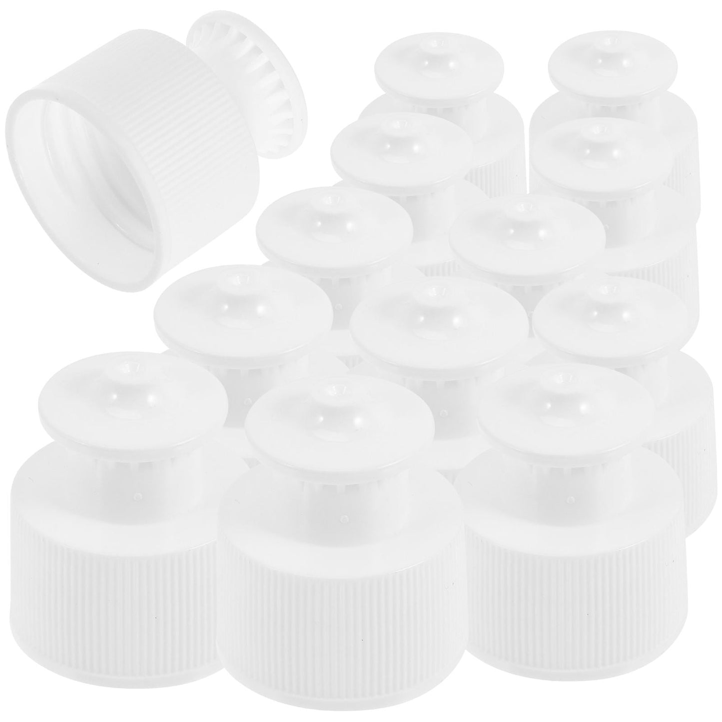 SWETRACE PE Reusable Water Bottle Caps 40Pcs for Athletes and Outdoor Activities