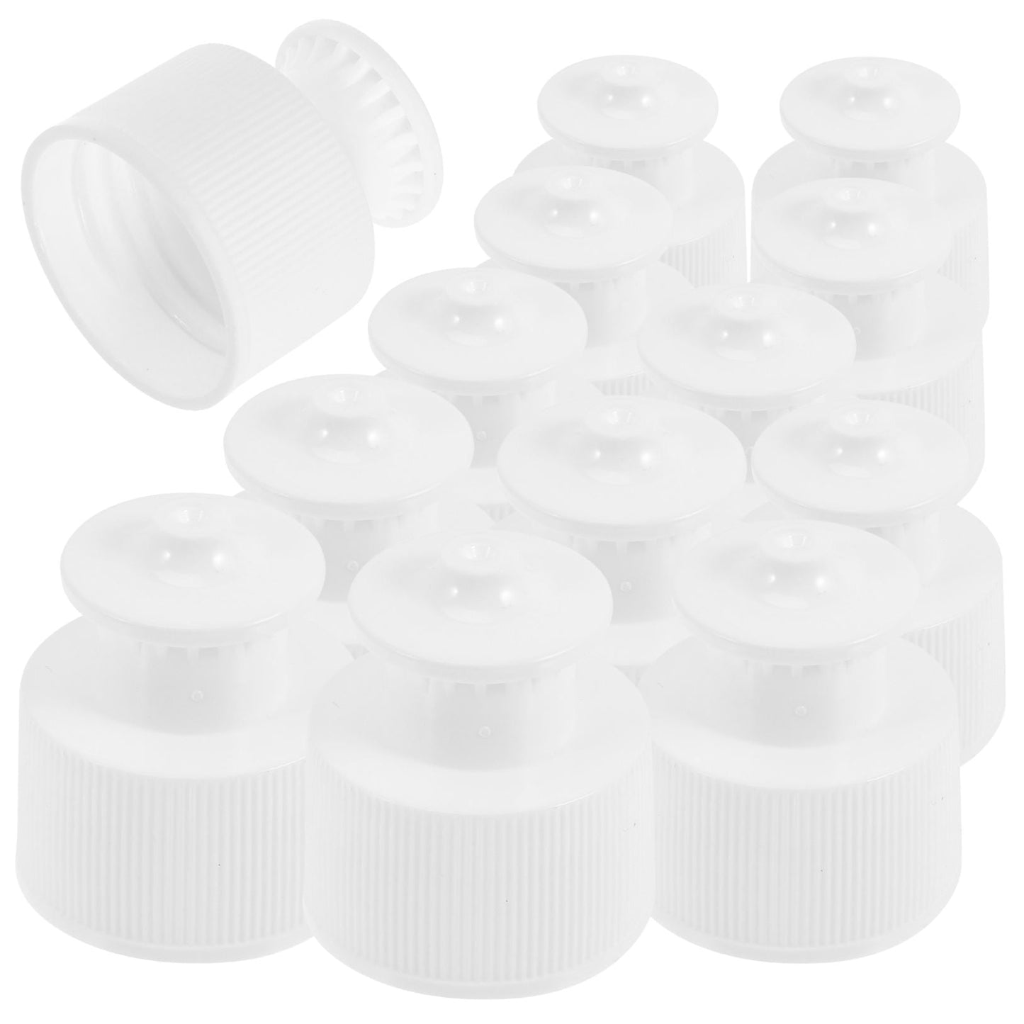 SWETRACE PE Reusable Water Bottle Caps 40Pcs for Athletes and Outdoor Activities
