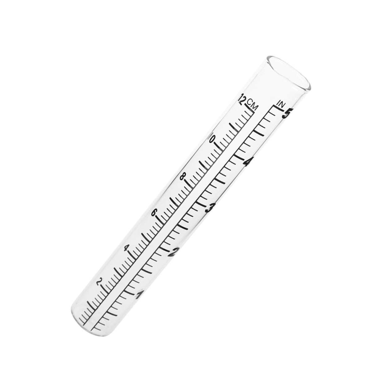 SWETRACE Flat Bottomed Gauge Test Tube With Scale For Weather Measurement Design For Farming And Climate Research