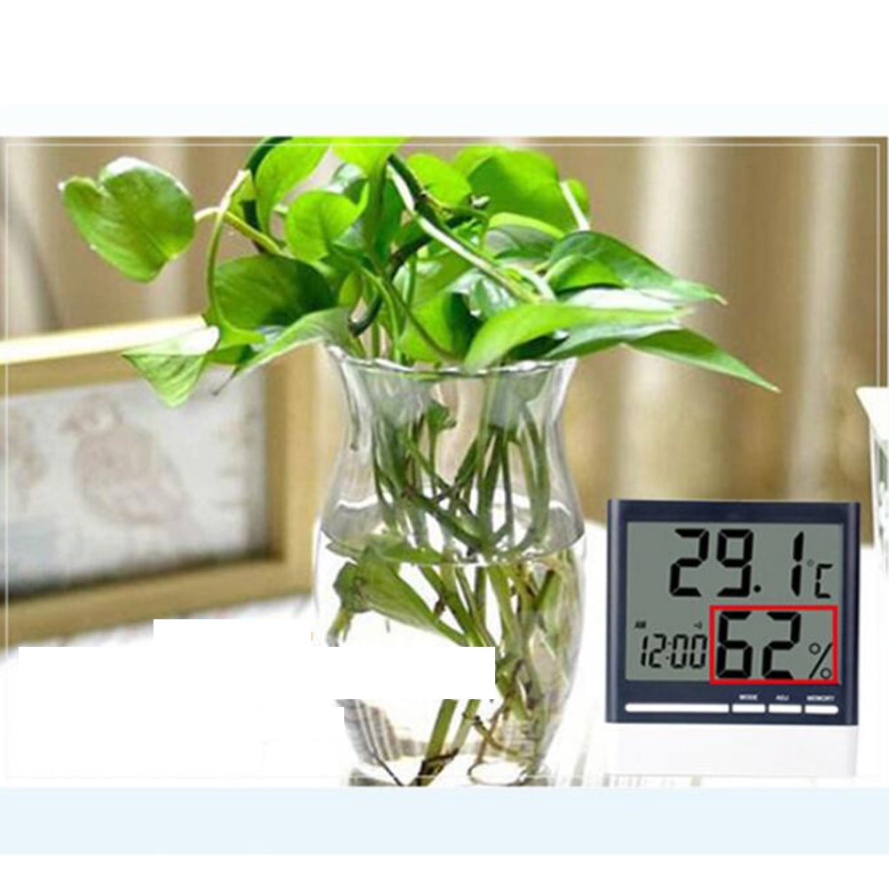 SWETRACE Compact Digital Humidity Meter 1Pcs For Office Use 9.6x9.6x2.4in