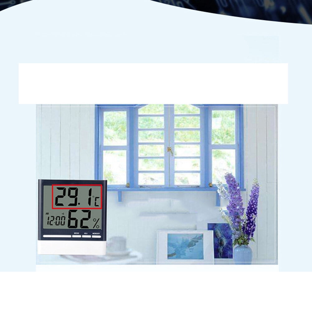 SWETRACE Compact Digital Humidity Meter 1Pcs For Office Use 9.6x9.6x2.4in
