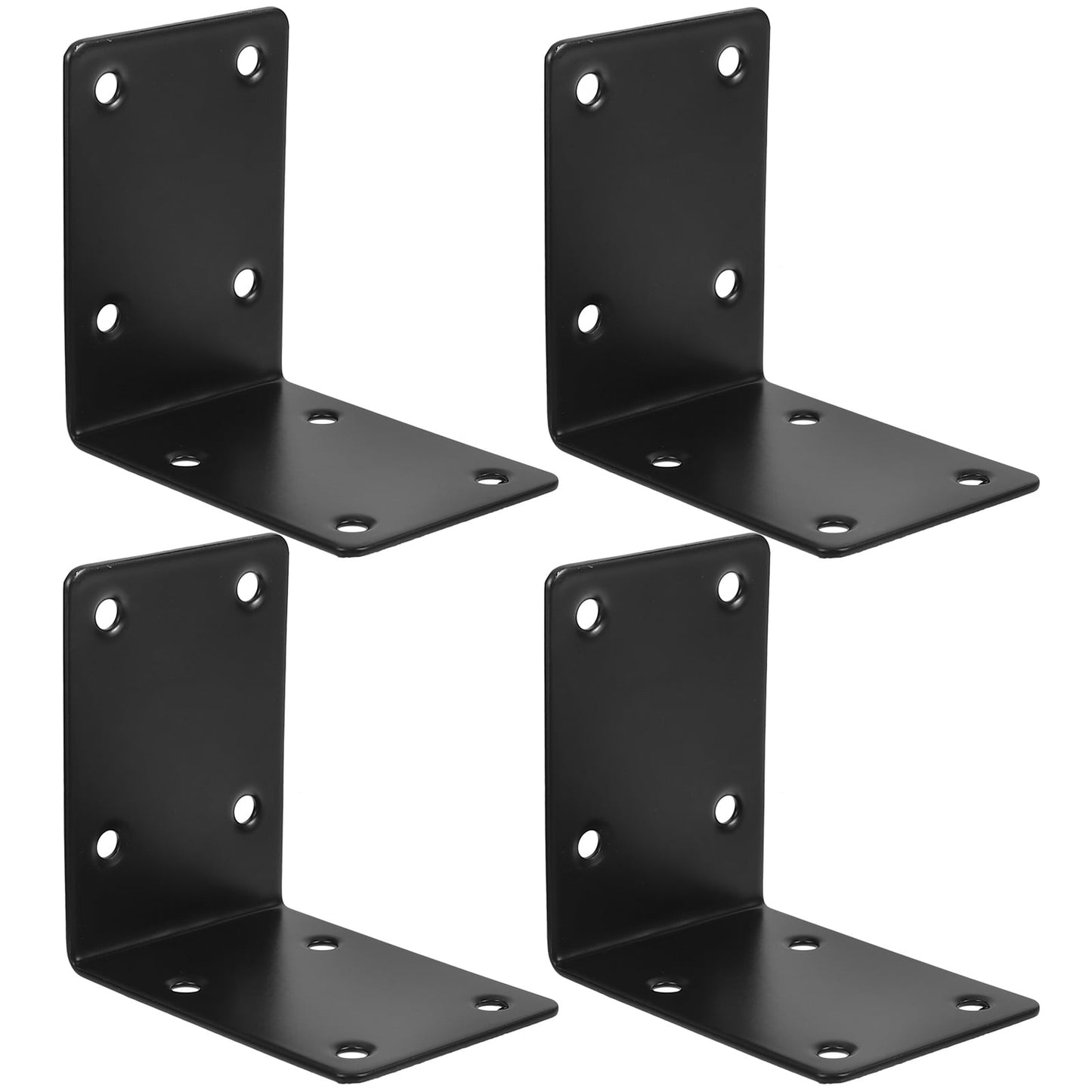 SWETRACE 4Pcs Decorative L Brackets for Railing Right Angle and Shelf Support