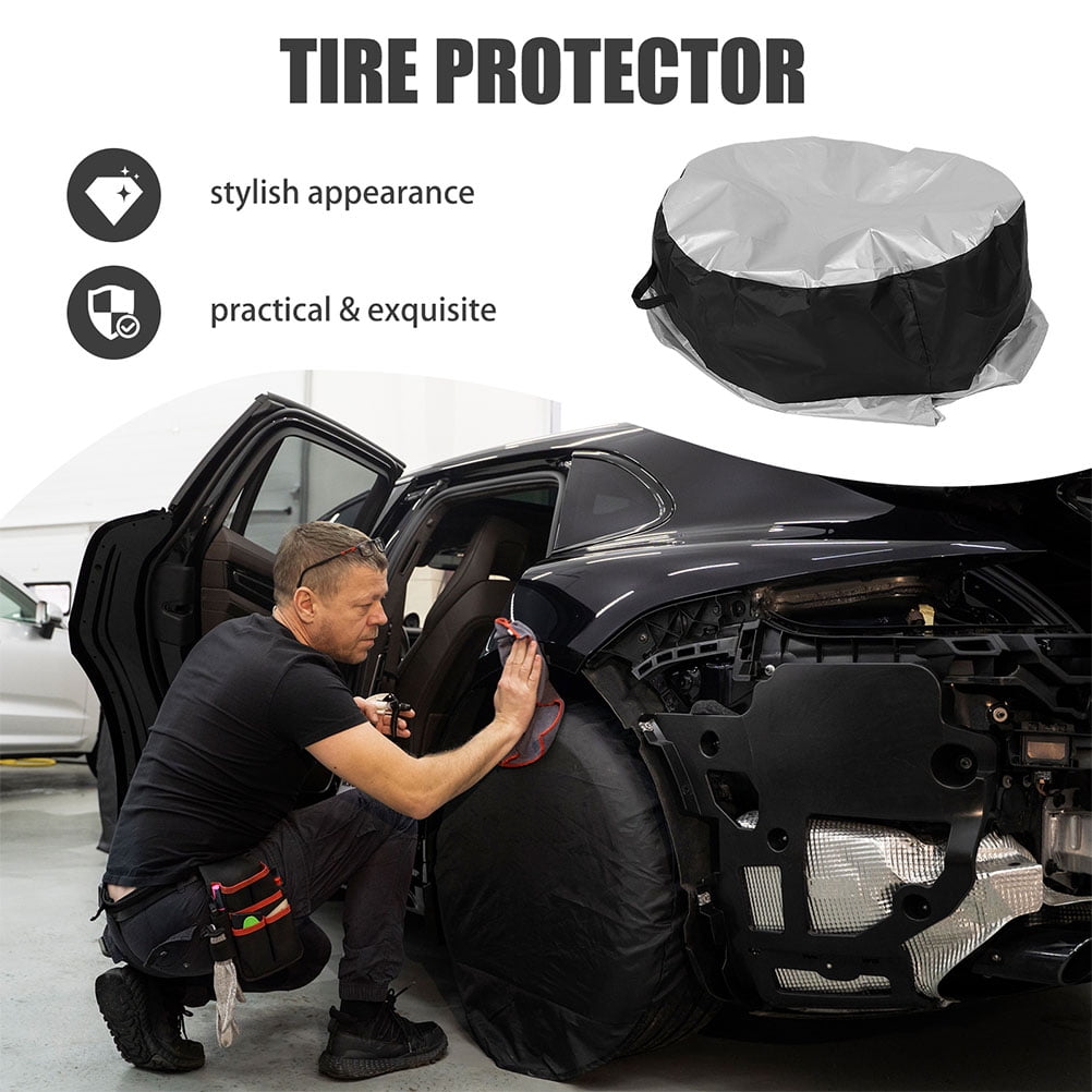 SWETRACE Tire Storage Bag Tire Protector Dust Protection 1Pcs Black