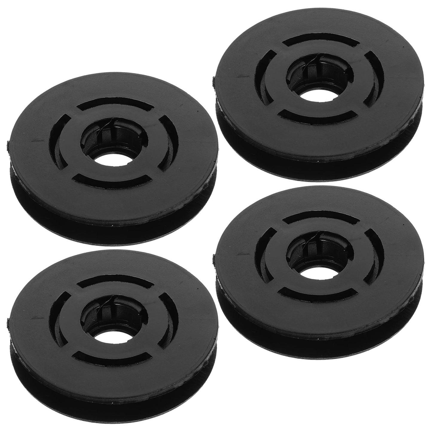 SWETRACE 4Pcs Car Accessories Floor Mat Clips Black Plastic Clips for Vehicle 1.57X1.57X0.28in