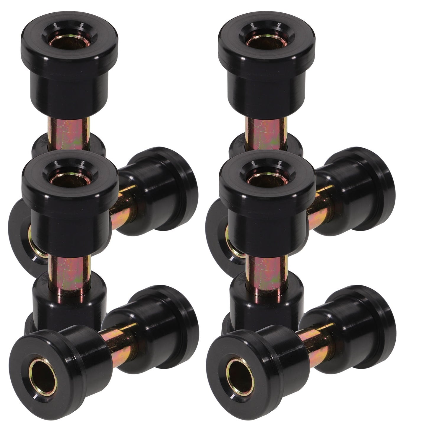 SWETRACE Golf Cart Bushing Kit 8Pcs Iron Rubber Heat Treatment Precise Processing Stable