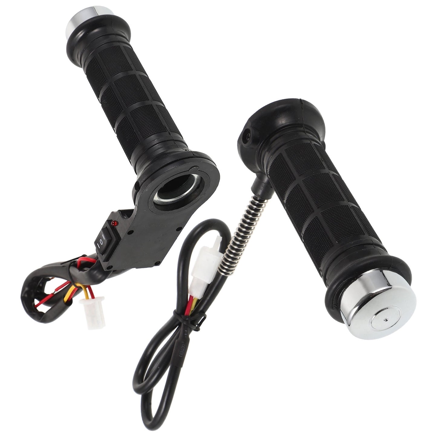 SWETRACE 1 Pair Heated Motorcycle Handlebars 14.00X9.30X4.00cm Rubber Plastic for Cold Weather