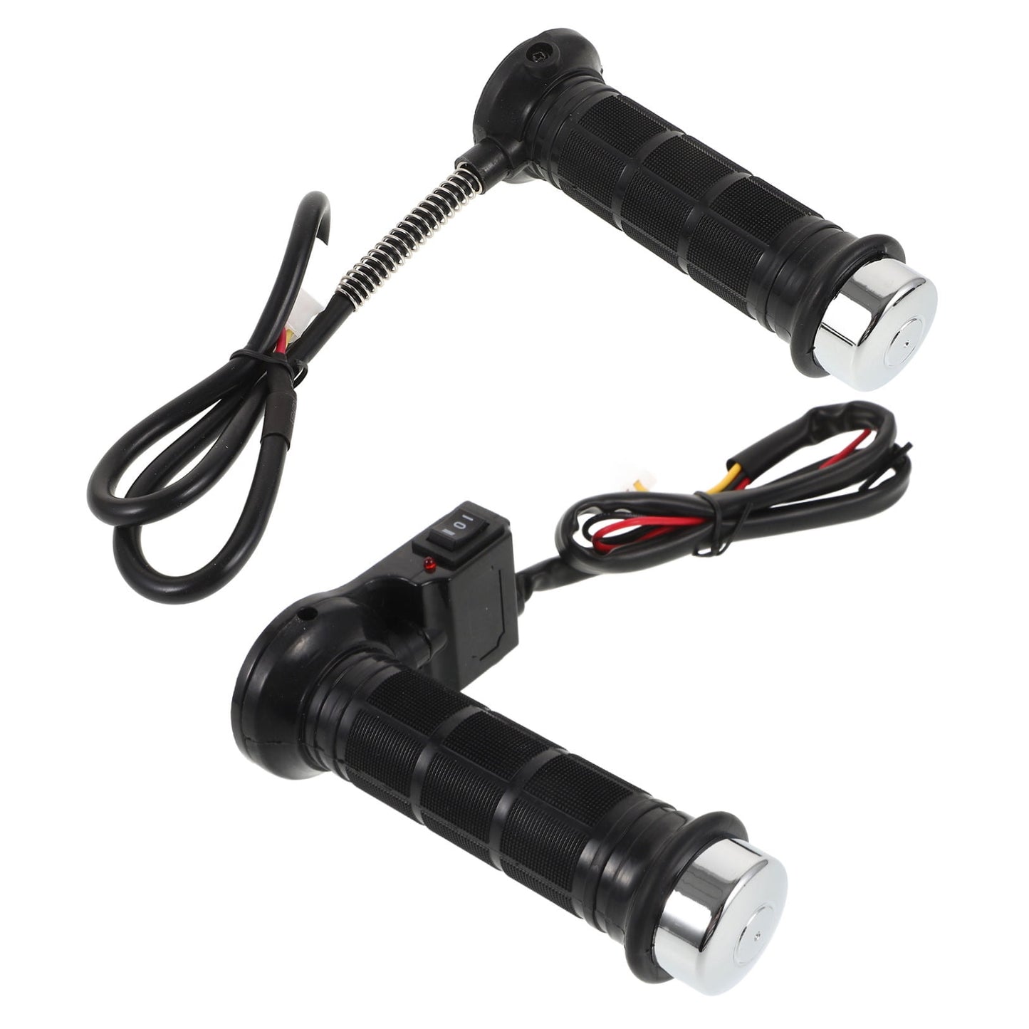 SWETRACE 1 Pair Heated Motorcycle Handlebars 14.00X9.30X4.00cm Rubber Plastic for Cold Weather