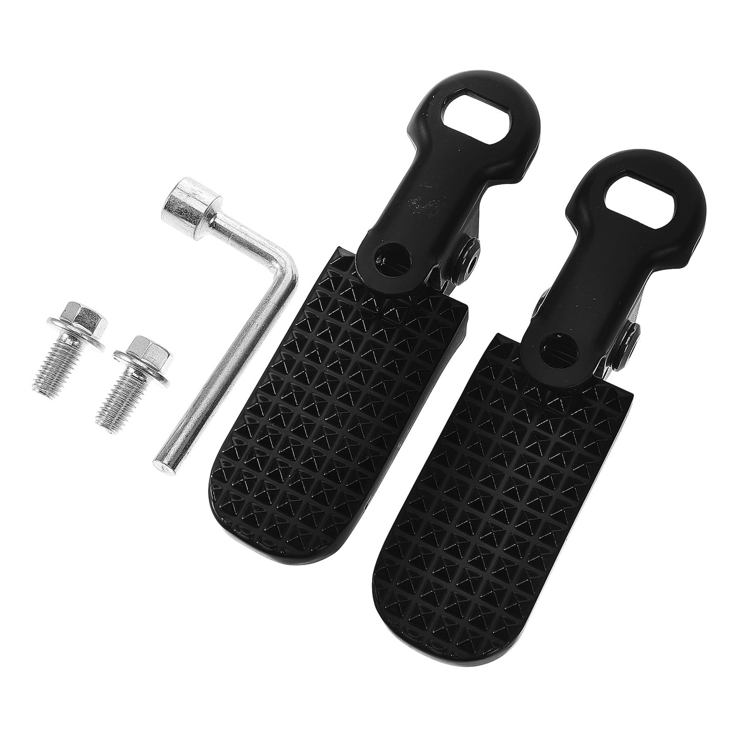 SWETRACE 1 Pair Metal Peg Pedal Non Slip Foldable Aluminium Iron For Cyclists Outdoor Riding