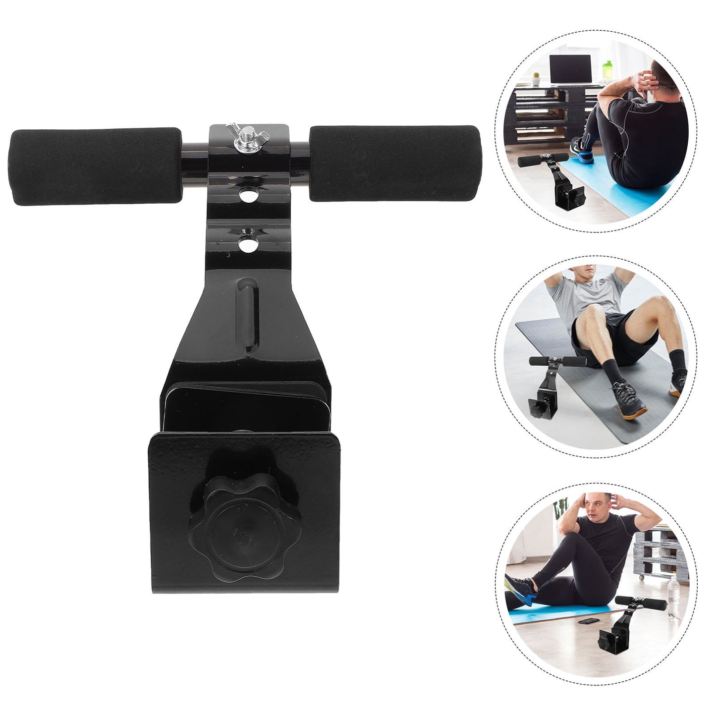 SWETRACE Abdominal Exercise Roller Ab Training Bar White 1Pcs Indoor Exercise