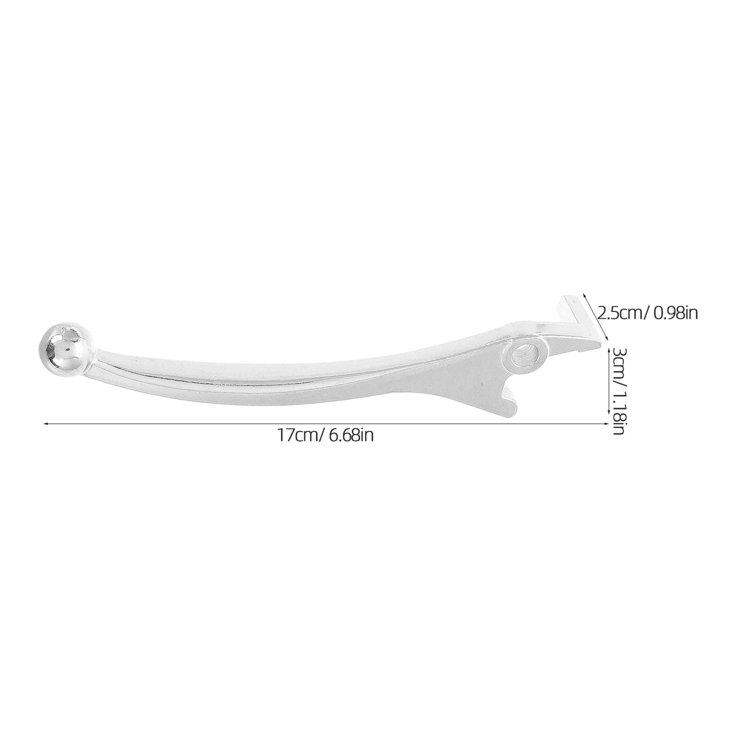 SWETRACE 4Pcs White Brake Handle for Scooters with Braking Control and Octagonal Shape