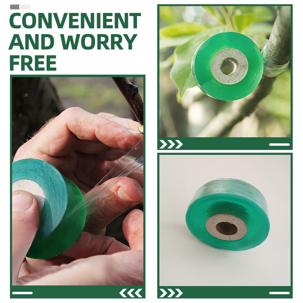 SWETRACE Grafting Apparatus 4 Rolls Multi-Function Stretchable Budding Tape for Fruit Trees 39.3in x 0.79in