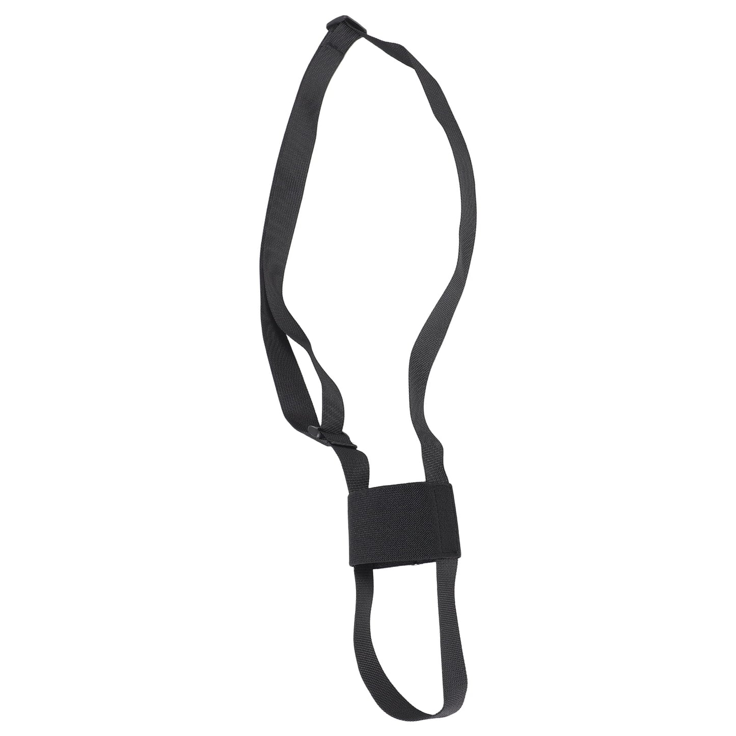 SWETRACE 1Set Adjustable Strap for Water Bottle in Black Polyester Ideal for Outdoor Activities 27.51X4.13X0.39in