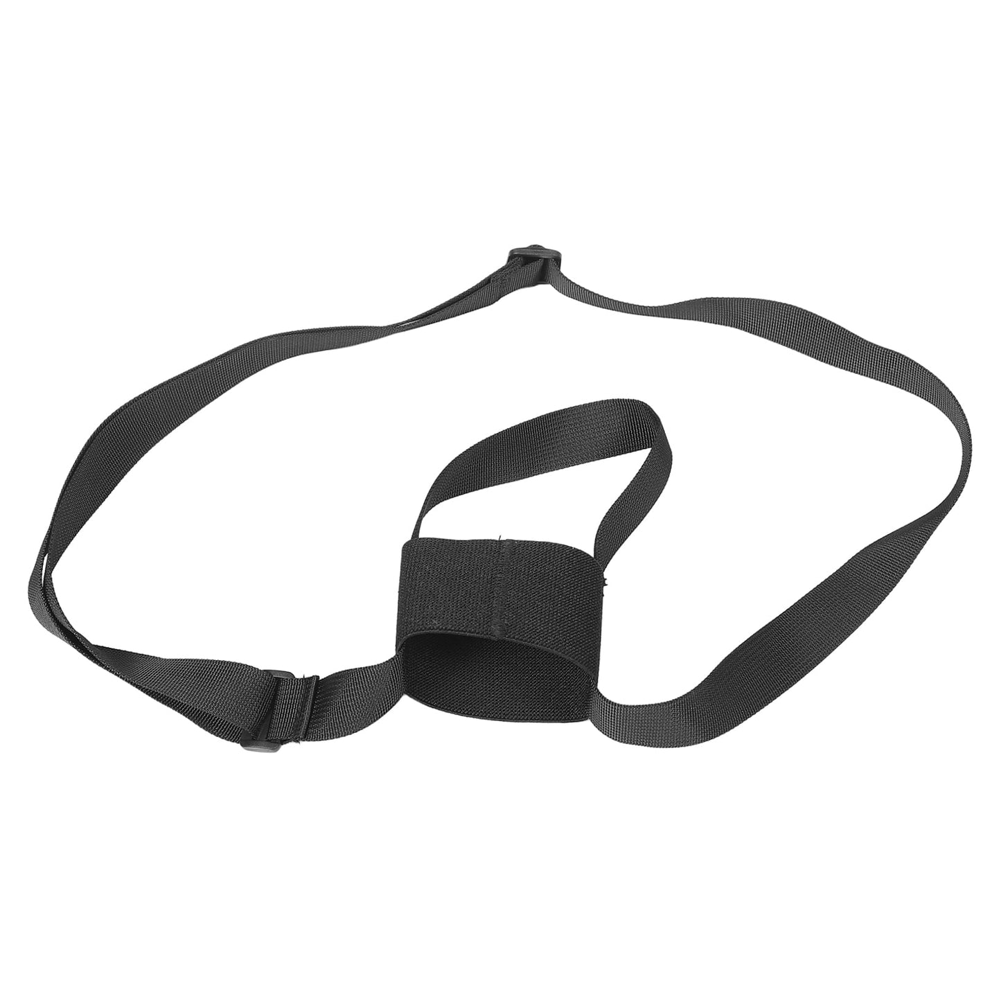 SWETRACE 1Set Adjustable Strap for Water Bottle in Black Polyester Ideal for Outdoor Activities 27.51X4.13X0.39in