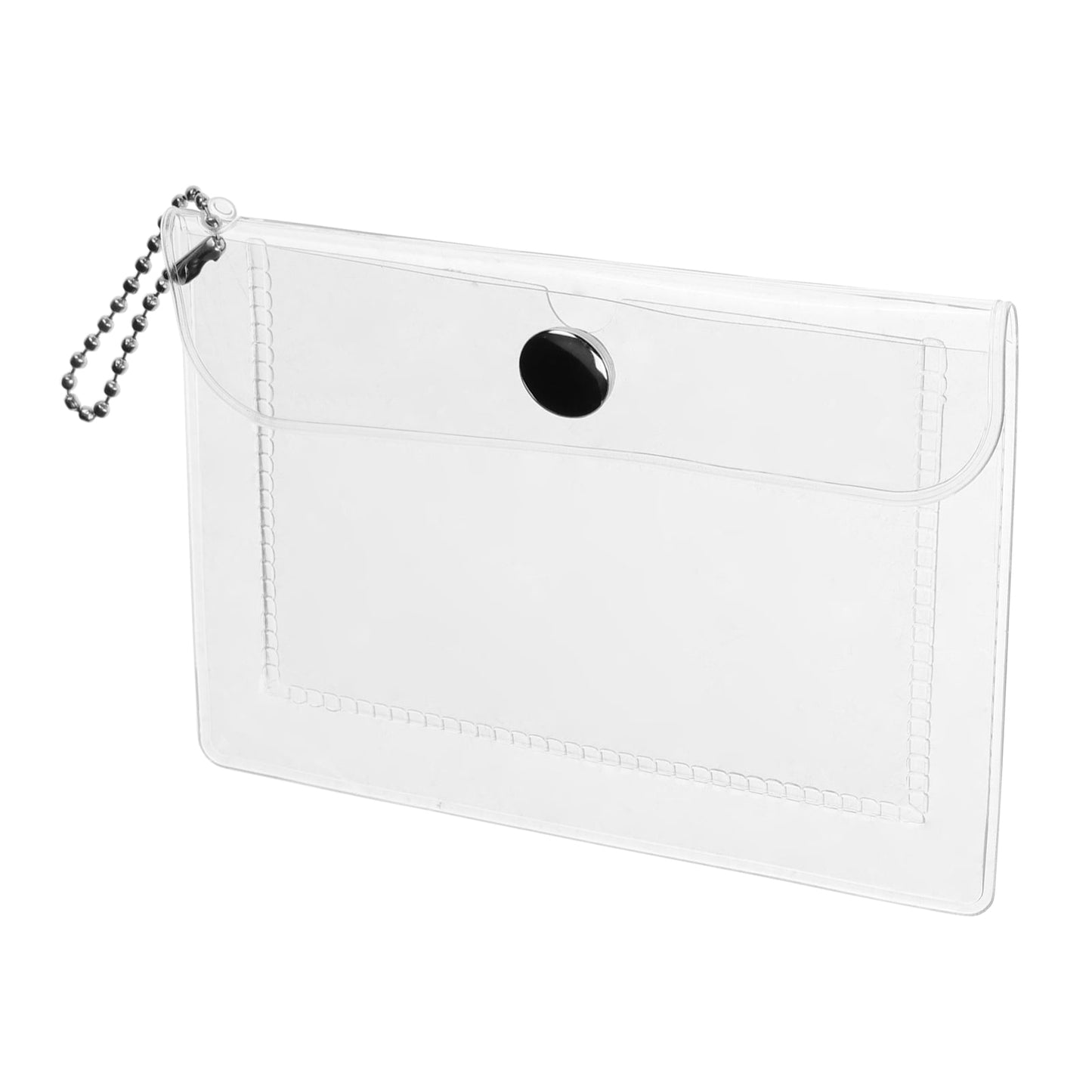 SWETRACE 1Set Compact Coin Purse Square Transparent PVC for Keychain and Outdoor Use by Students and Teens