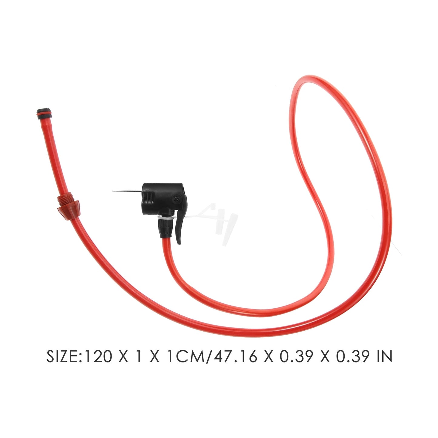 SWETRACE Bicycle Pump Hose Tpu Red 1Pcs 47.2X0.4X0.4In