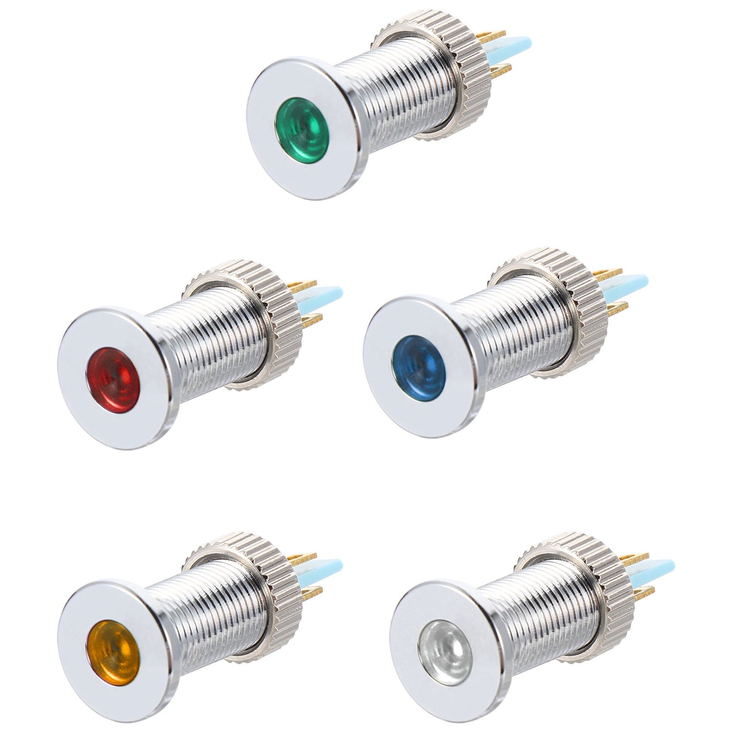 SWETRACE 5 Pcs Led Signal Indicator Lights Dash Bulbs For Cars Boats Durable Safe For And Model Vehicles