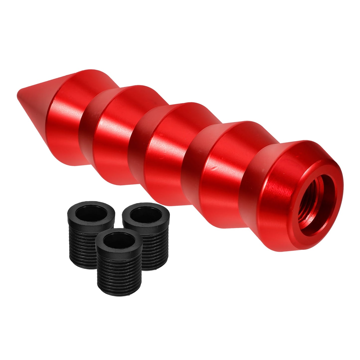 SWETRACE 1 Set Red Gear Stick Shift Knob for Car Gear Shift Handle Replacement