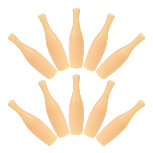 SWETRACE Desktop Bowling Toys Plastic 10Pcs 2.4X0.6X0.6In
