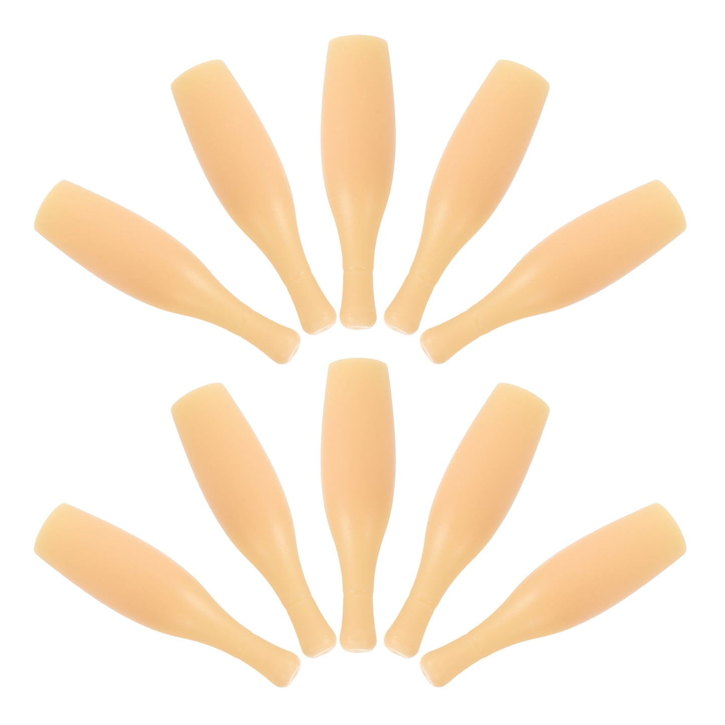 SWETRACE Desktop Bowling Toys Plastic 10Pcs 2.4X0.6X0.6In