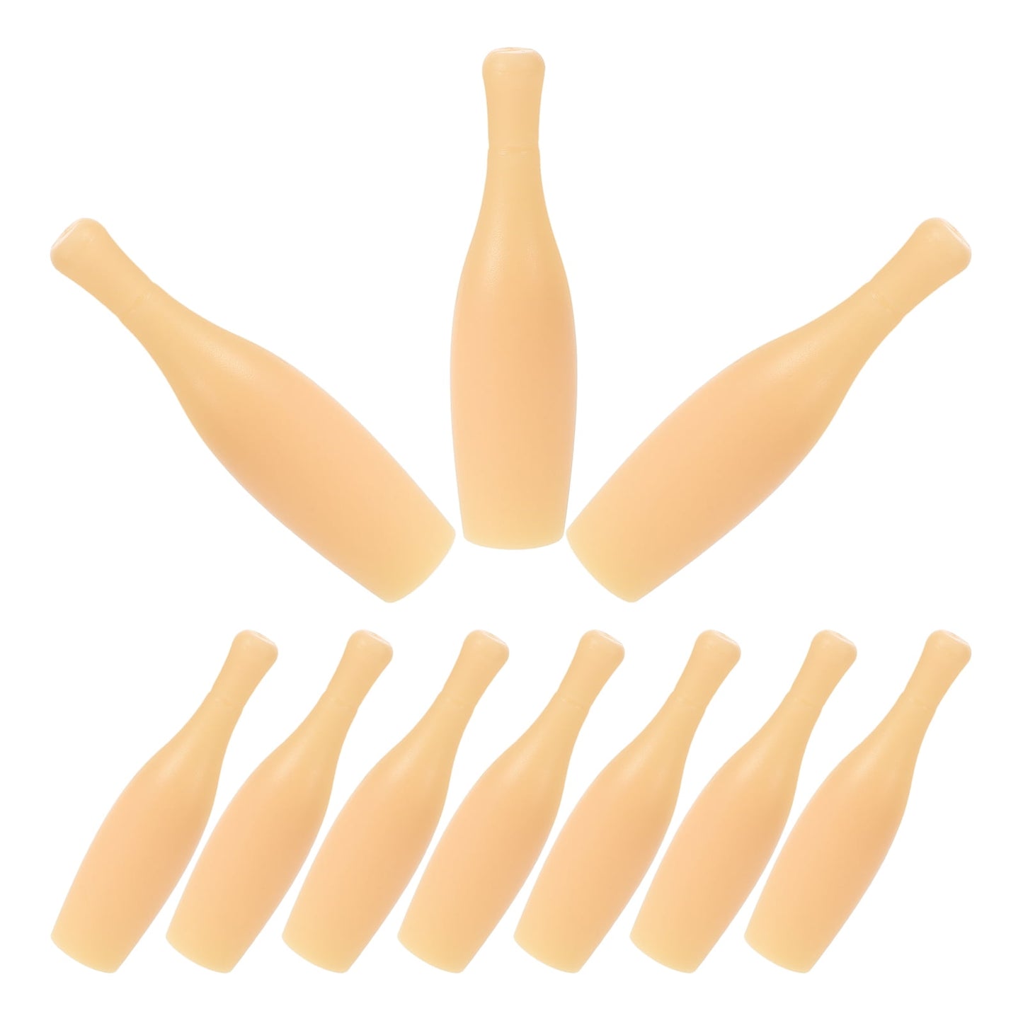 SWETRACE Desktop Bowling Toys Plastic 10Pcs 2.4X0.6X0.6In