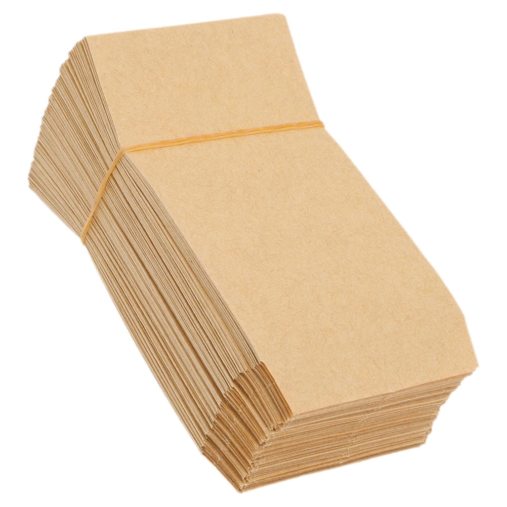 SWETRACE 100Pcs Light Yellow Rectangular Garden Paper Bags for Storage 5.1x3.5x0.04in