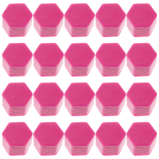 SWETRACE Hub Nut Cover Purple Silicone 20pcs