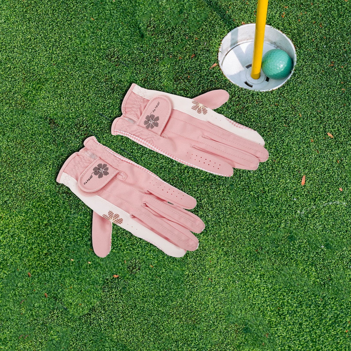 SWETRACE Golf Gloves Women Specific Fit Pink 1 Pair 7.9X3.7X0.1in