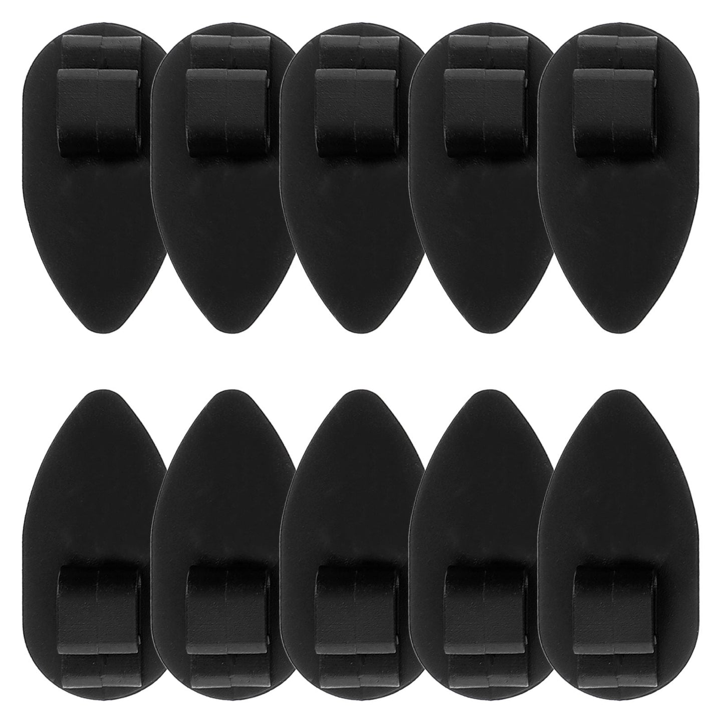 SWETRACE 10Pcs Car Floor Mat Clips Black Plastic for Vehicle Supply and Safety